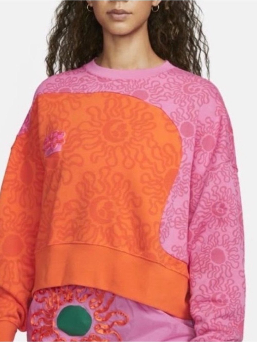 Nike Uphoria Floral Crewneck Sweatshirt